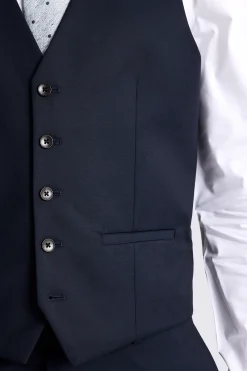 Slim Fit Ink Stretch Waistcoat