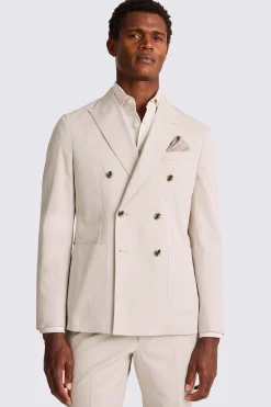 Slim Fit Light Camel Cotton Suit