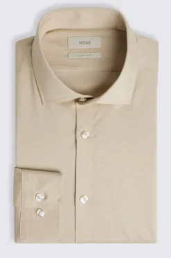 Slim Fit Neutral Stretch Shirt