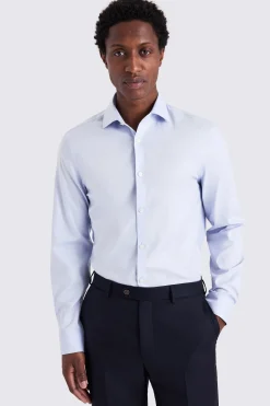 Slim Fit Sky Dobby Shirt