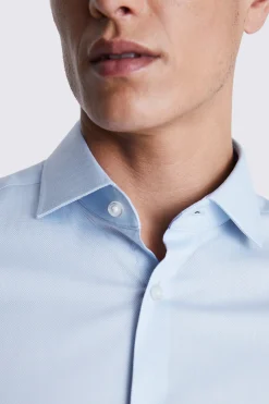 Slim Fit Sky Dobby Stretch Shirt
