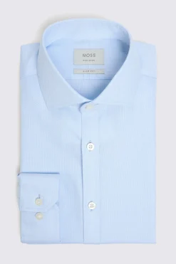 Slim Fit Sky Royal Oxford Non-Iron Shirt
