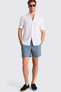 Steel Blue Smart Swim Shorts