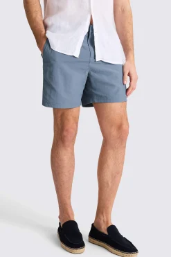 Steel Blue Smart Swim Shorts