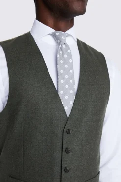 Tailored Fit Army Green Performance Waistcoat