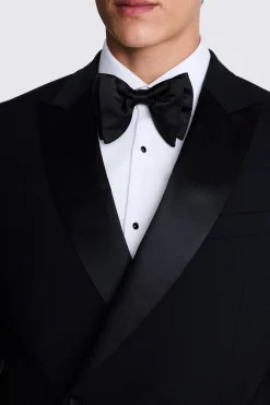Tailored Fit Black Double Breasted Tuxedo Jacket