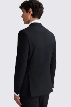 Tailored Fit Black Peak Lapel Performance Tuxedo Jacket