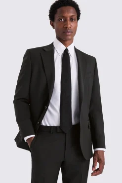 Tailored Fit Black Performance Suit