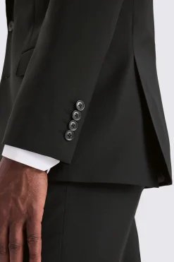 Tailored Fit Black Performance Suit