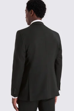 Tailored Fit Black Performance Suit