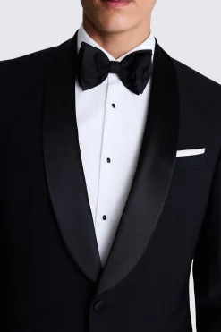 Tailored Fit Black Shawl Lapel Tuxedo Jacket