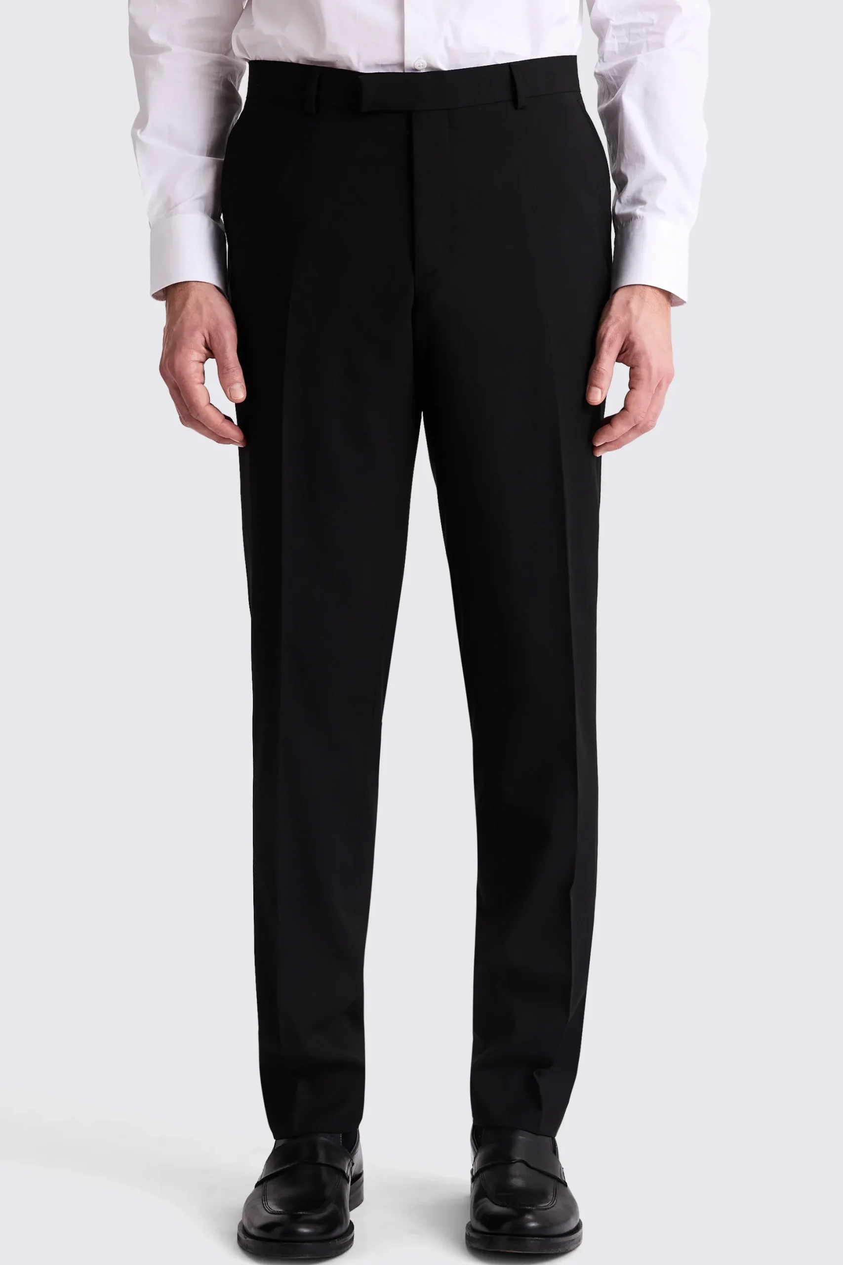 Tailored Fit Black Stretch Suit
