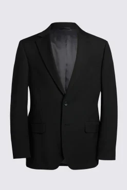 Tailored Fit Black Stretch Suit