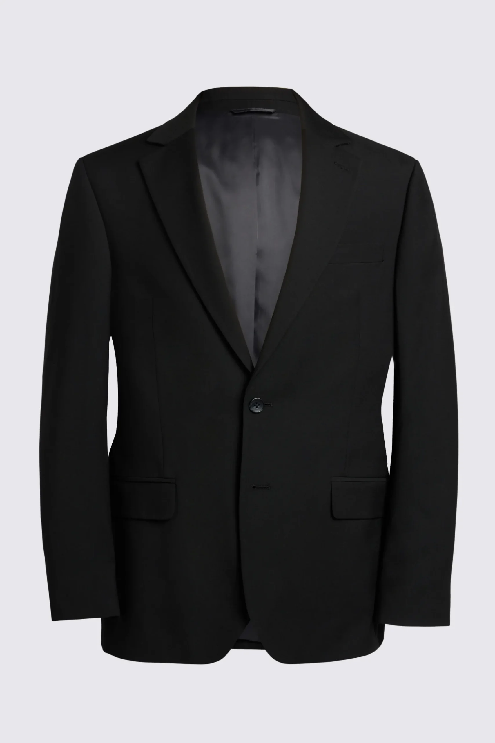 Tailored Fit Black Stretch Suit