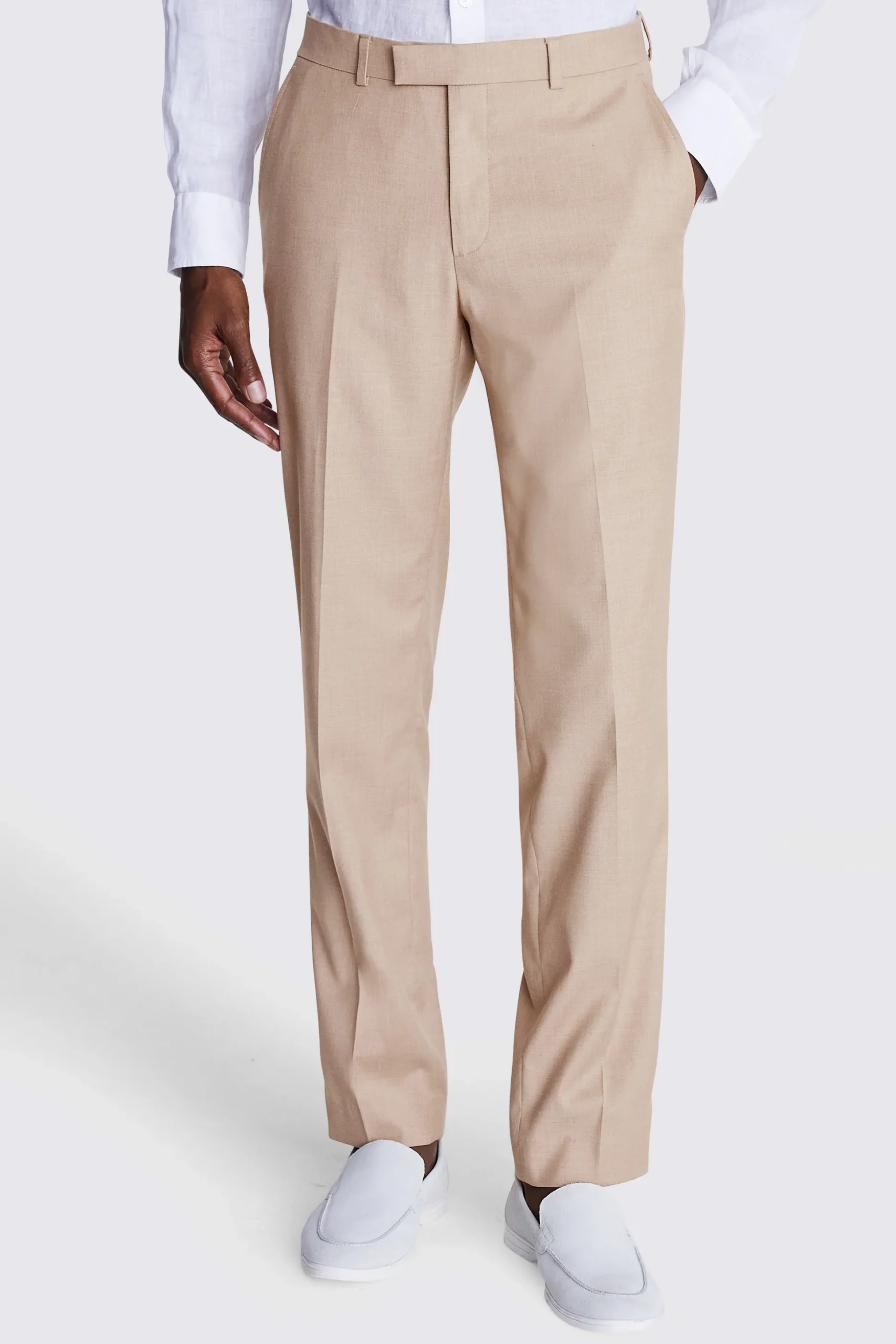 Tailored Fit Blonde Camel Suit