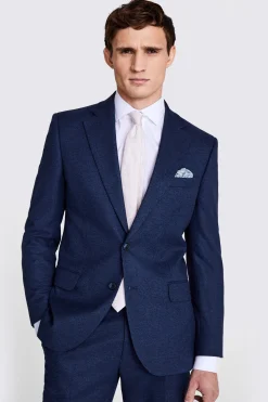 Tailored Fit Blue Flannel Suit