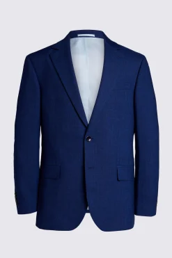 Tailored Fit Blue Slub Suit