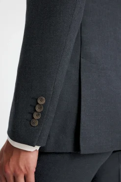 Tailored Fit Blue Twill Suit