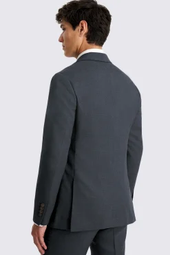 Tailored Fit Blue Twill Suit