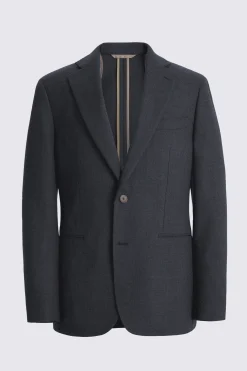 Tailored Fit Blue Twill Suit