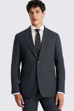 Tailored Fit Blue Twill Suit