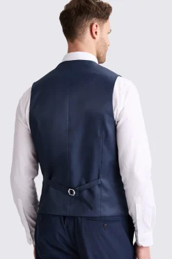Tailored Fit Blue Waistcoat