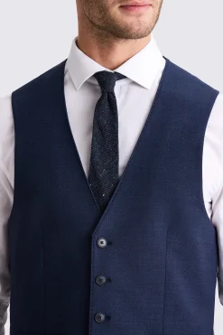 Tailored Fit Blue Waistcoat
