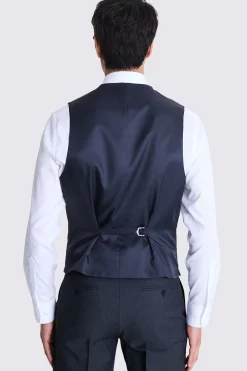 Tailored Fit Charcoal Stretch Waistcoat