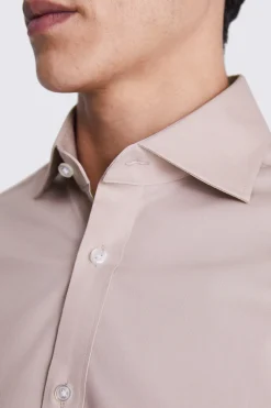Tailored Fit Dusty Pink Stretch Shirt