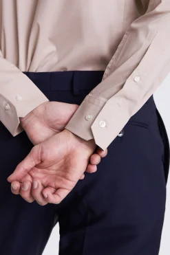 Tailored Fit Dusty Pink Stretch Shirt