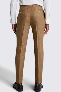 Tailored Fit Gold linen Trousers