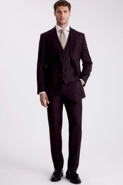 Tailored Fit Grape Performance Suit
