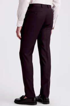Tailored Fit Grape Performance Trousers