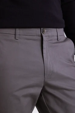Tailored Fit Graphite Stretch Chinos