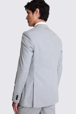 Tailored Fit Grey Stretch Suit