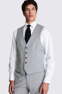 Tailored Fit Grey Stretch Suit