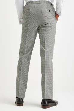 Tailored Fit Houndstooth Trousers