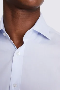 Tailored Fit Light Blue Stretch Shirt