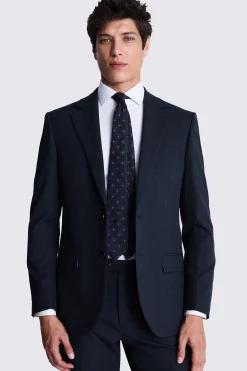 Tailored Fit Navy Check Suit