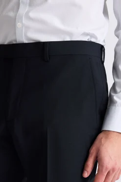 Tailored Fit Navy Performance Trousers