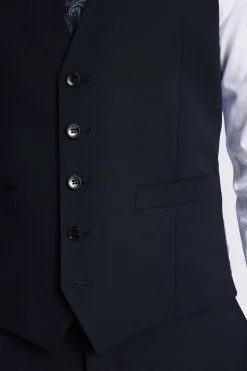 Tailored Fit Navy Performance Waistcoat