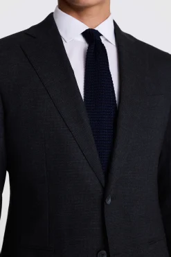 Tailored Fit Navy Puppytooth Performance Suit