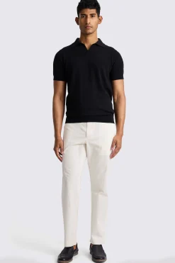 Tailored Fit Off White Chino