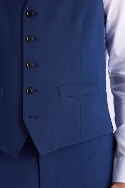 Tailored Fit Royal Blue Waistcoat