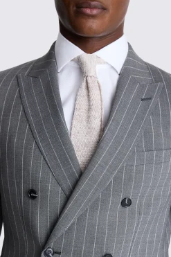 Tailored Fit Sage Stripe Performance Suit