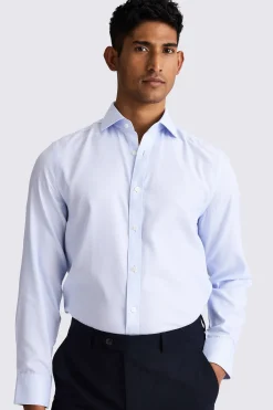 Tailored Fit Sky Dobby Non Iron Shirt