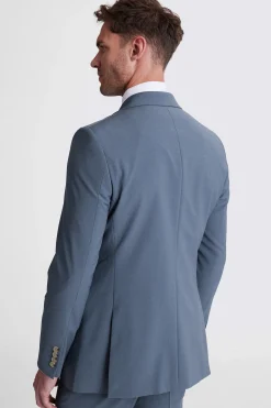 Tailored Fit Steel Blue Performance Suit