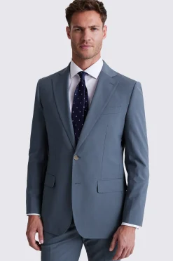 Tailored Fit Steel Blue Performance Suit