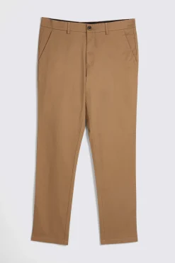 Tailored Fit Tobacco Stretch Chinos