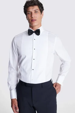 Tailored Fit White Marcella Dress Shirt